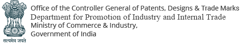 Office of the Controller General of Patents, Designs & Trademarks, Department of Industrial Policy & Promotion, Ministry of Commerce & Industry, Government of India